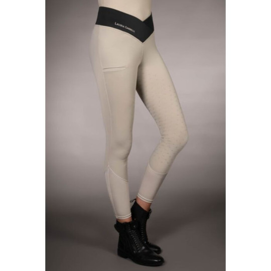 Leggings -Limone- fond 1/1 en silicone BEIGE