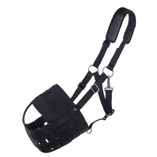 Muselière cheval avec narines
