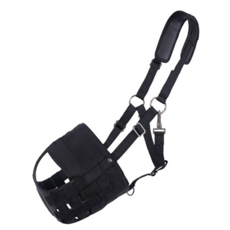 Muselière cheval avec narines