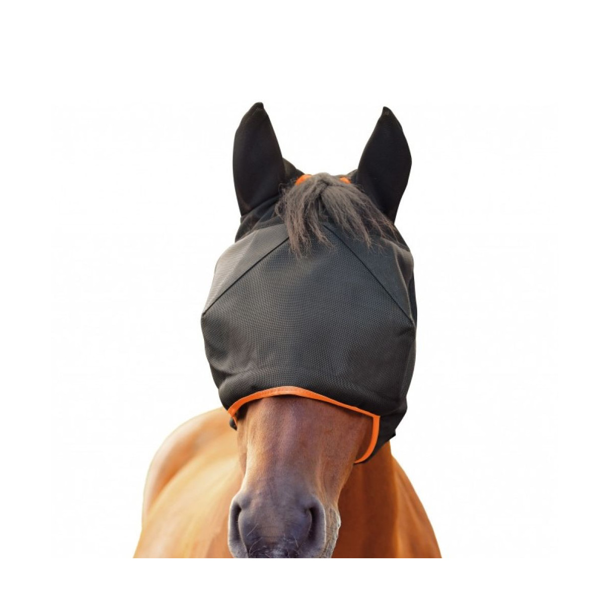 Bonnet anti-mouches MIDI avec oreilles Noir