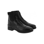 Boots synthétiques RIDING WORLD à lacets NOIR