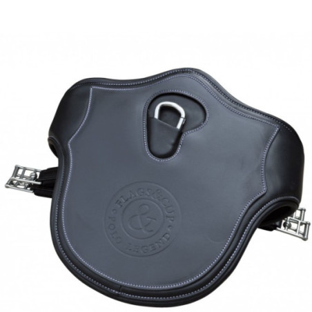 Sangle bavette F&C Marron