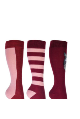 Chaussettes pour enfants -Grenada- lot de 3