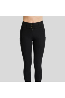 Pantalon MoAddie Softshell Breeches w. Logo Charm Black F/G
