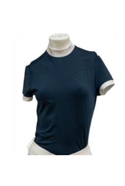 Polo de concours ISADORA manches courtes Bleu marine