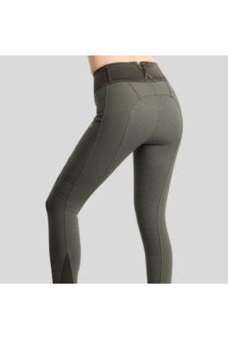 Pantalon MoAddie Softshell Breeches w. Gun Metal Logo Charm - Fullgrip, Forest Green