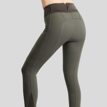 Pantalon MoAddie Softshell Breeches w. Gun Metal Logo Charm - Fullgrip, Forest Green