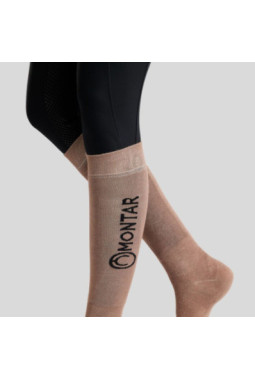 Chaussettes Bamboo Socks w. Logo - Dusty Rose