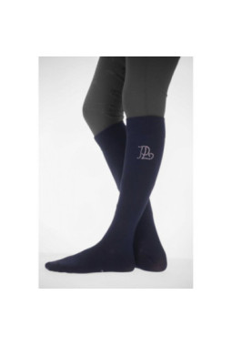 Chaussette PENELOPE Luxe Strass Marine
