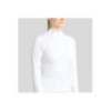 Chemise de compétition MoZida REFINED avec Lasercut et cristaux de métal de fusil - Blanc