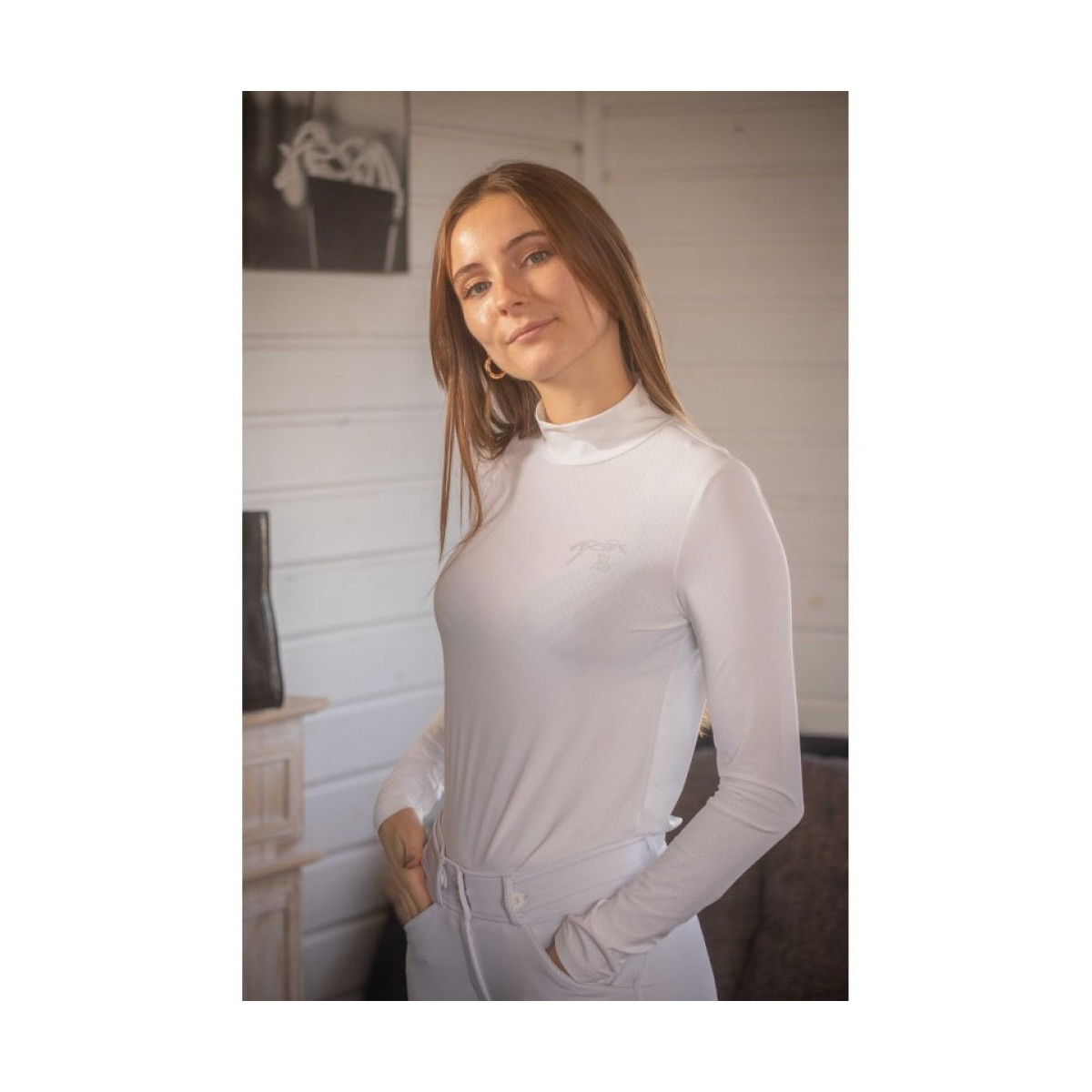 T-shirt PENELOPE Charlotte Blanc